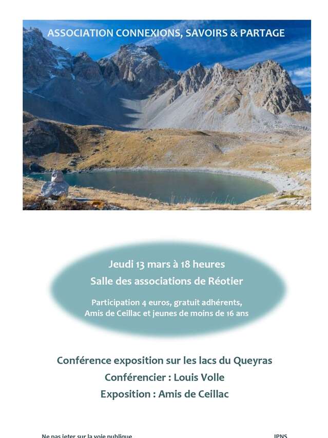 Conference - The Queyras lakes