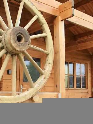 Chalet "Ariégeois" à la ferme Cosméane
