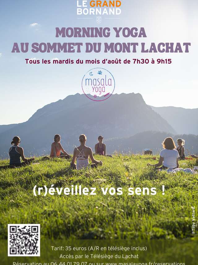 Morning Yoga au sommet du Mont Lachat