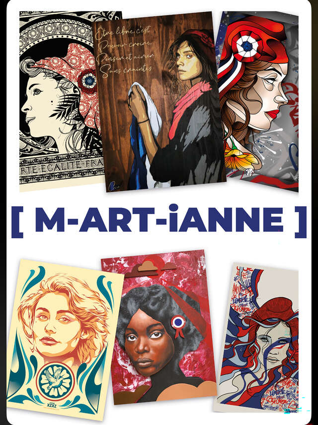 [M-ART-IANNE] : « Exposition itinérante de portraits de Marianne »