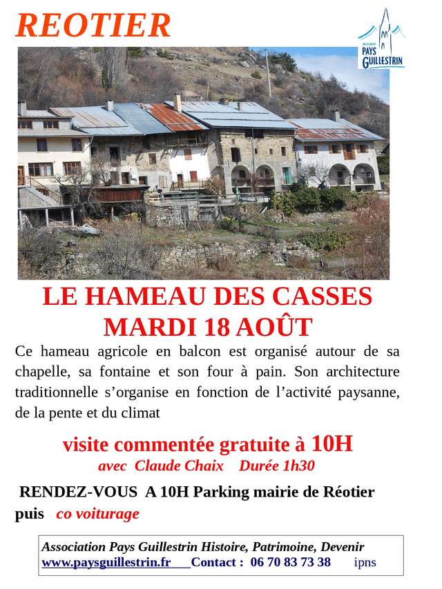Visite du Pays Guillestrin - Hameau des Casses de Réotier
