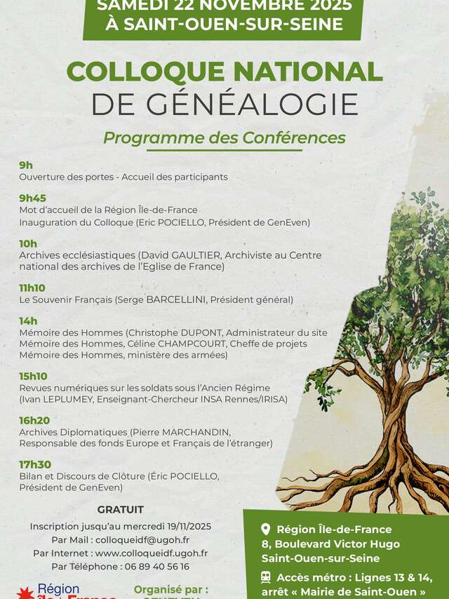 Evento - Conferencia Nacional de Genealogía