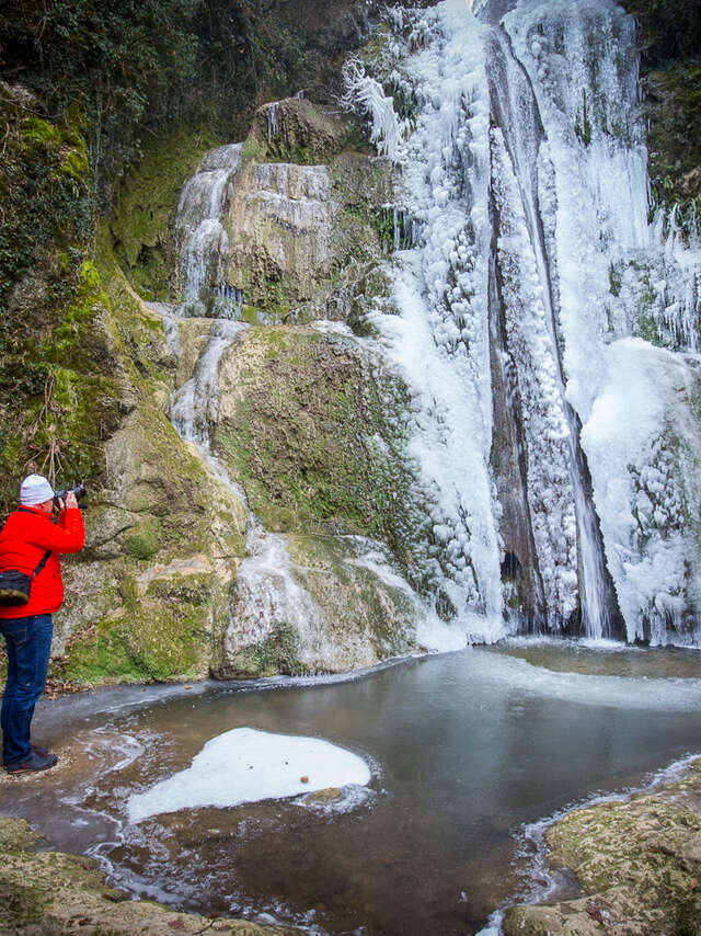 La cascade de la Vallière, Vallon des Faulx, ENS de l'Ain