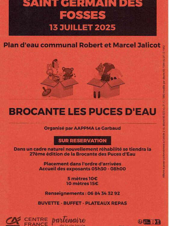 27ème Brocante Les Puces d'Eau