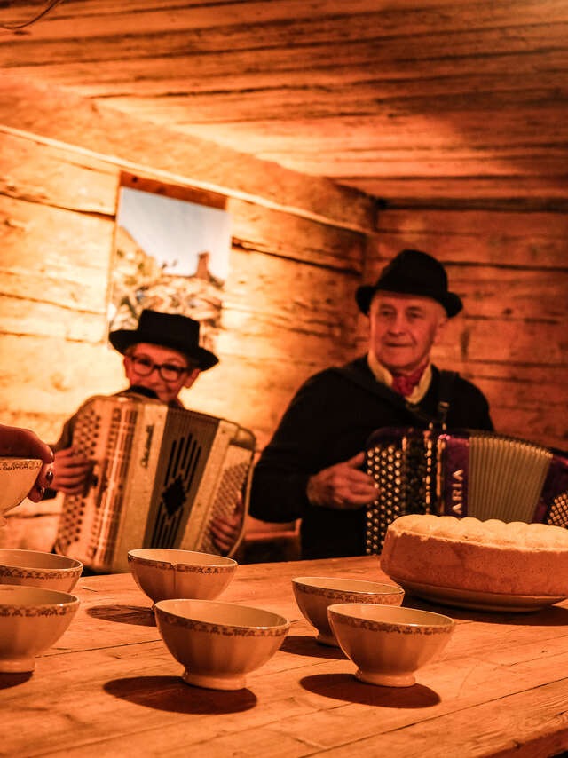 Winter evening in the Heritage house