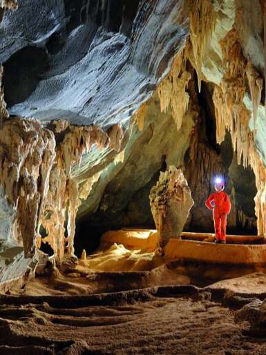 Spéléologie avec Évolution 2