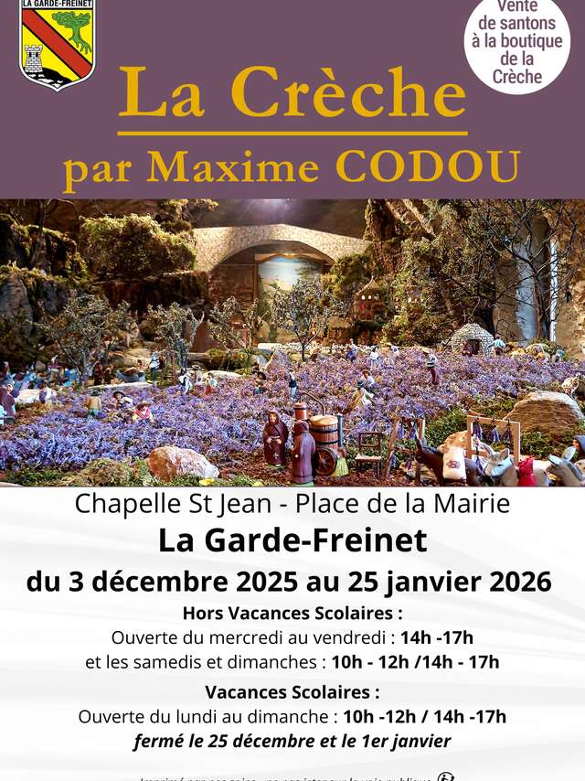 The Nativity scene by Maxime Codou