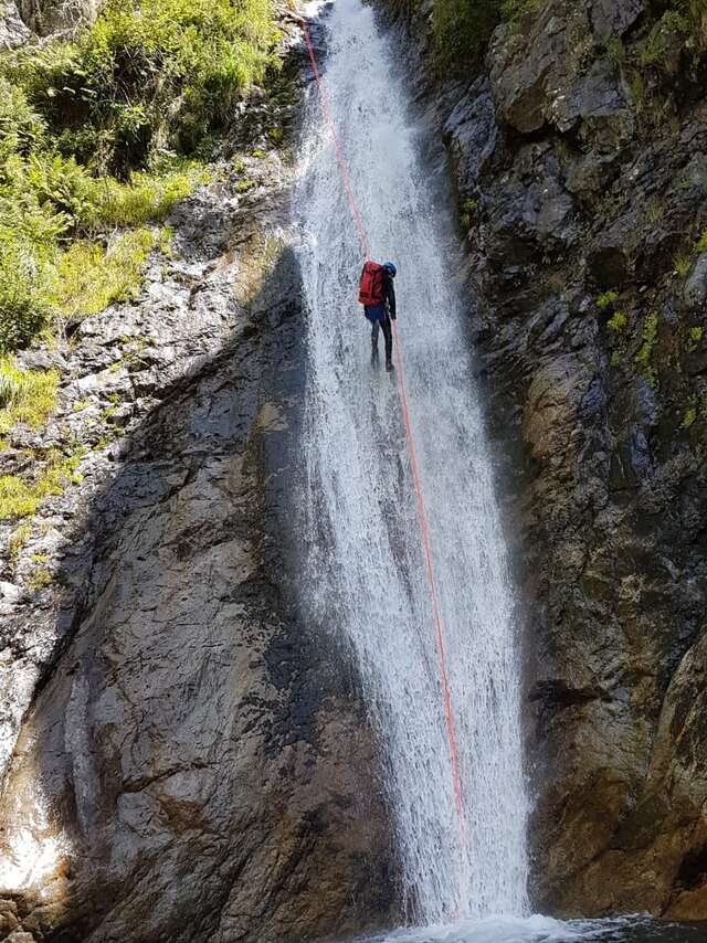 Canyon cascade du Buchardet - Écrins Spéléo Canyon