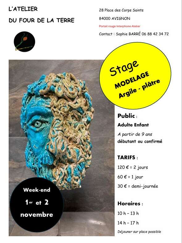 Stage artistique à L'Atelier du Four de la Terre