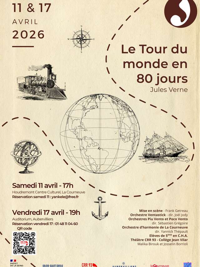Concert - Le tour du monde en 80 jours de Jules Verne