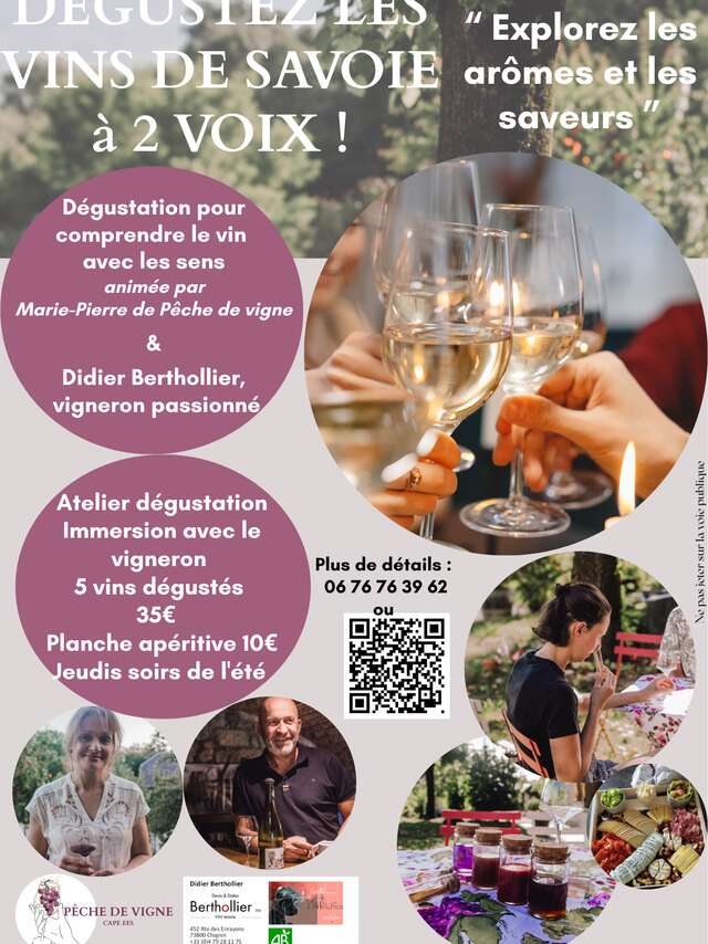 Atelier dégustation à deux voix !