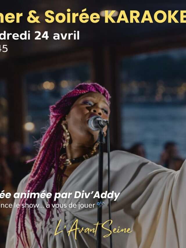 Noche - Cena y karaoke animado por Div'Addy