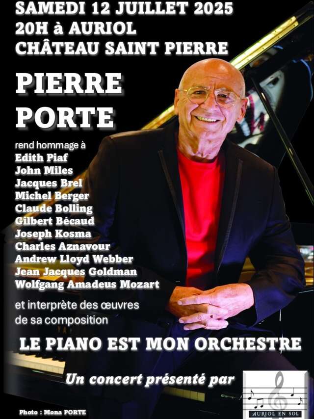 Auriol en Sol reçoit pour son festival d'été Pierre PORTE