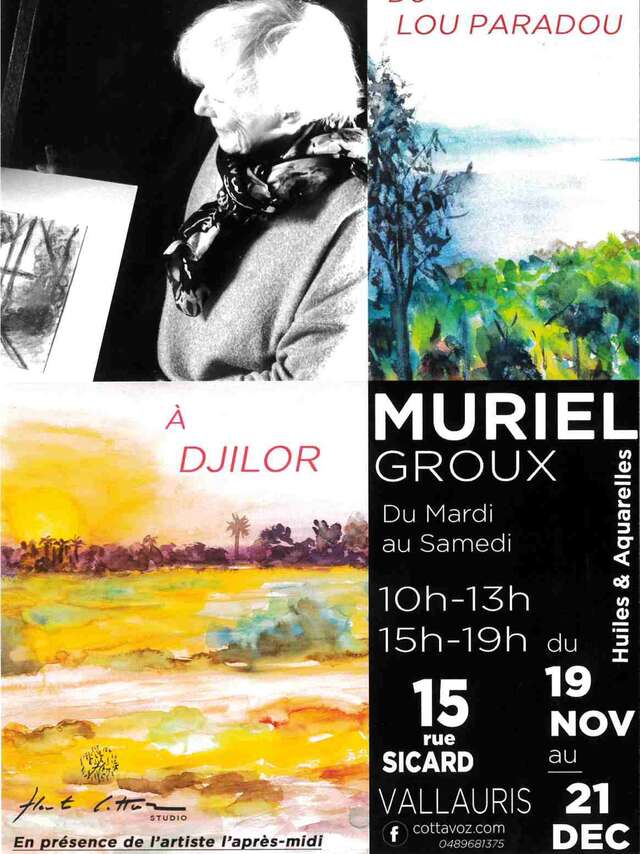 Painting exhibition Muriel Groux