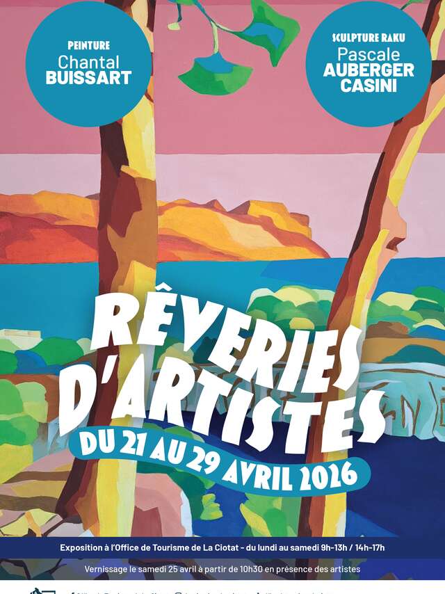 Exhibition of paintings and ceramics: artists' reveries