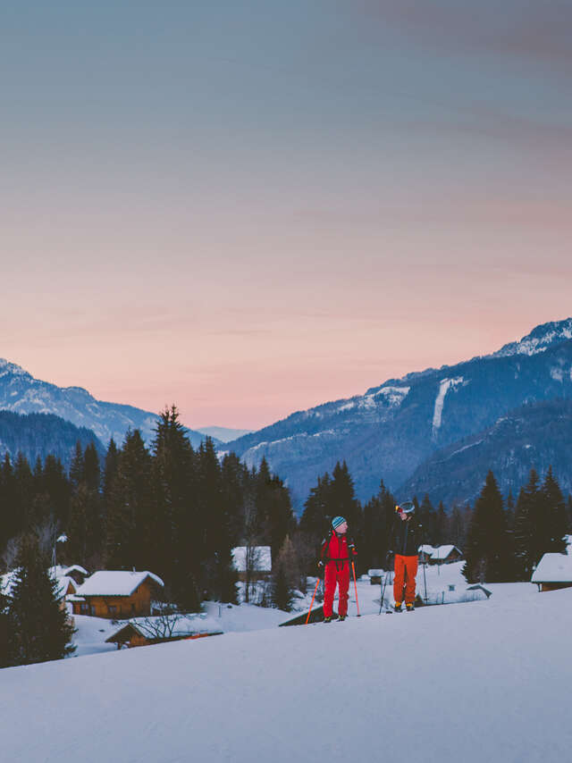 Cours de ski de randonnée - collecif ou individuel avec ESF