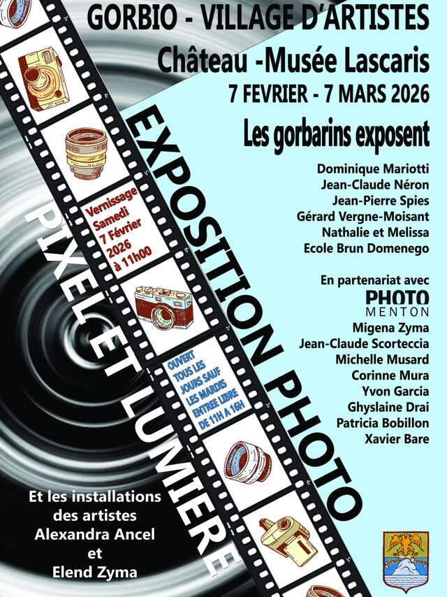 Exhibition : "Pixel et Lumière " at Château Lascaris