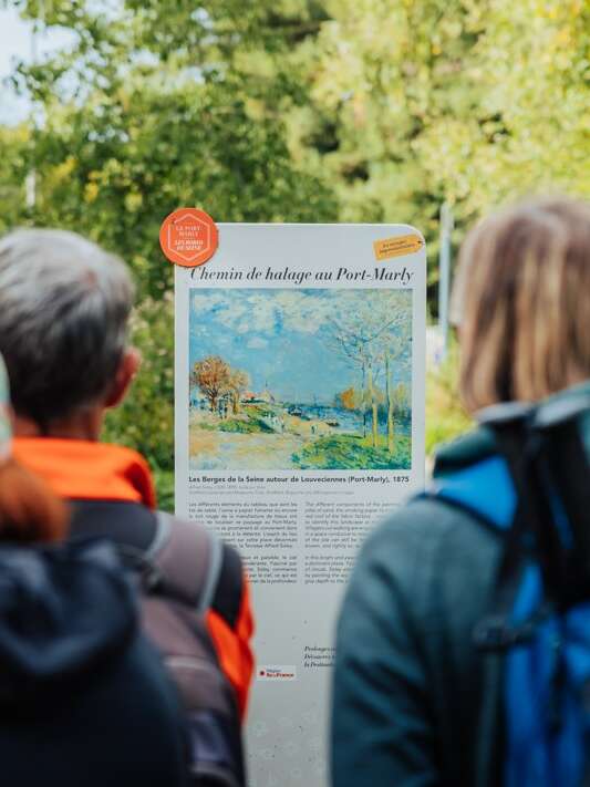 Visite du chemin des Impressionnistes à Port-Marly