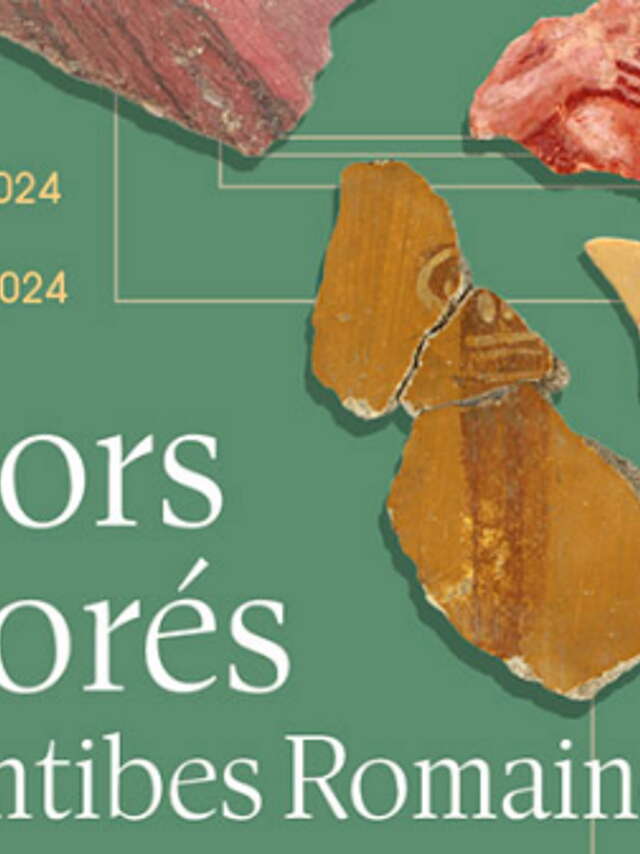 Décors colorés de l'Antibes romaine