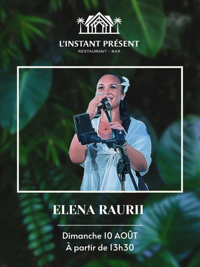 Elena Raurii en concert à l'Instant Présent