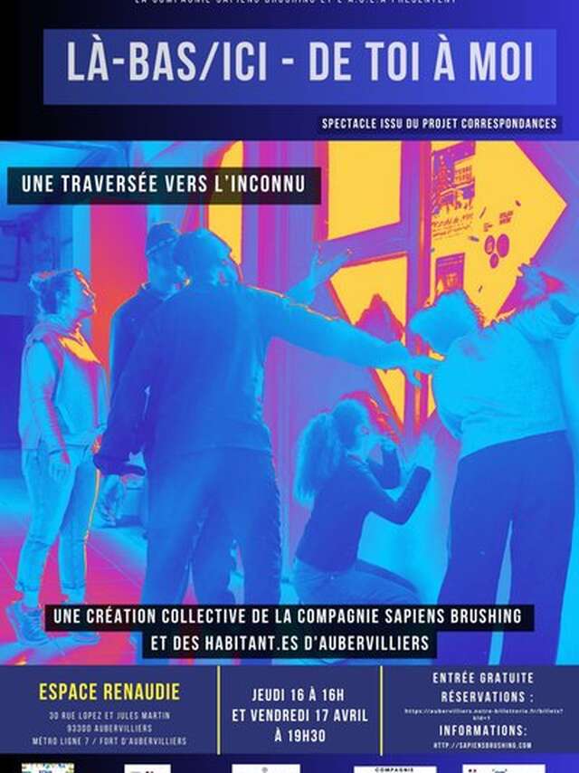 Spectacle - Correspondances là-bas / Ici – De toi à moi