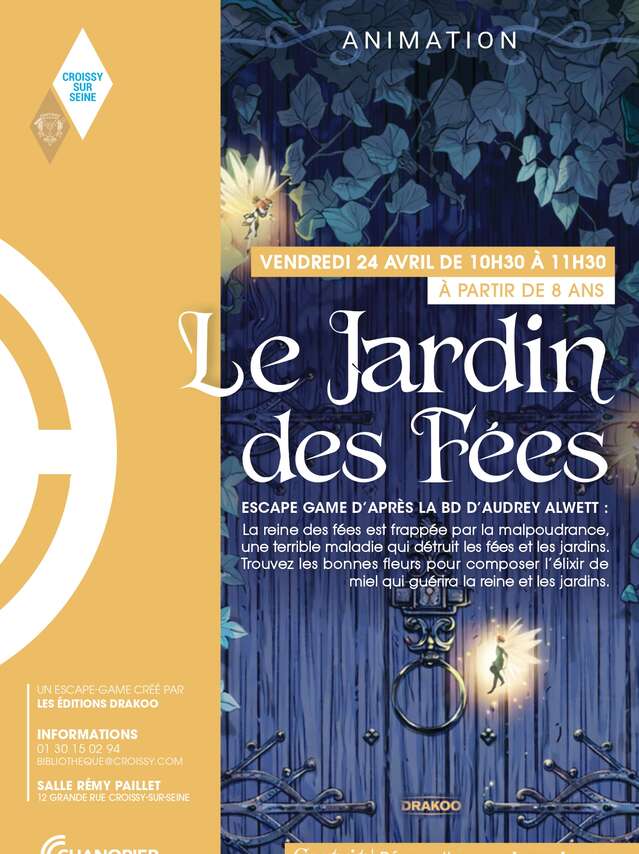 Escape Game : Le Jardin des Fées d'après la BD d'Audrey Alwett