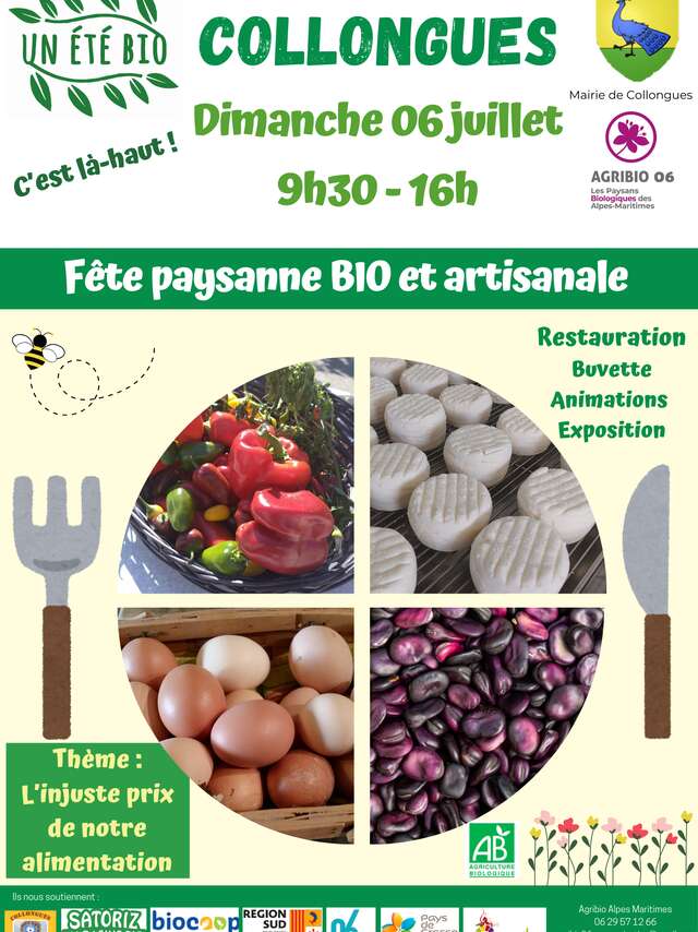 Foire Bio et artisanale "un été bio, c'est la-haut"