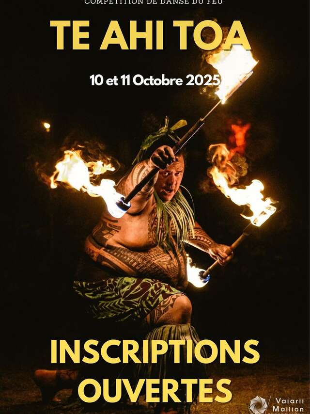 Spectacle Te Ahi Toa - Marae Arahurahu
