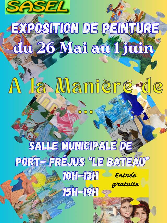 EXPOSITION DE PEINTURES DE LA SASEL