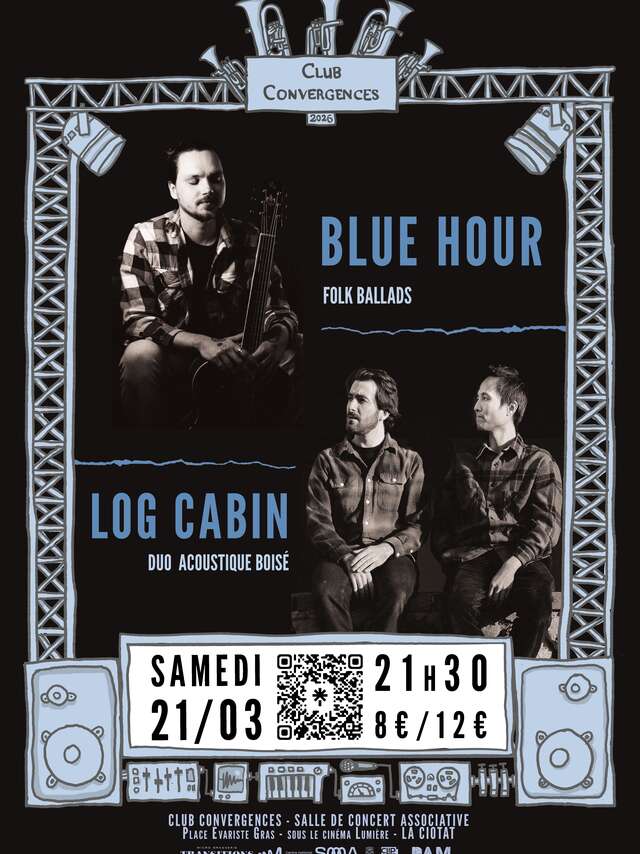 Blue Hour & Log Cabin concert