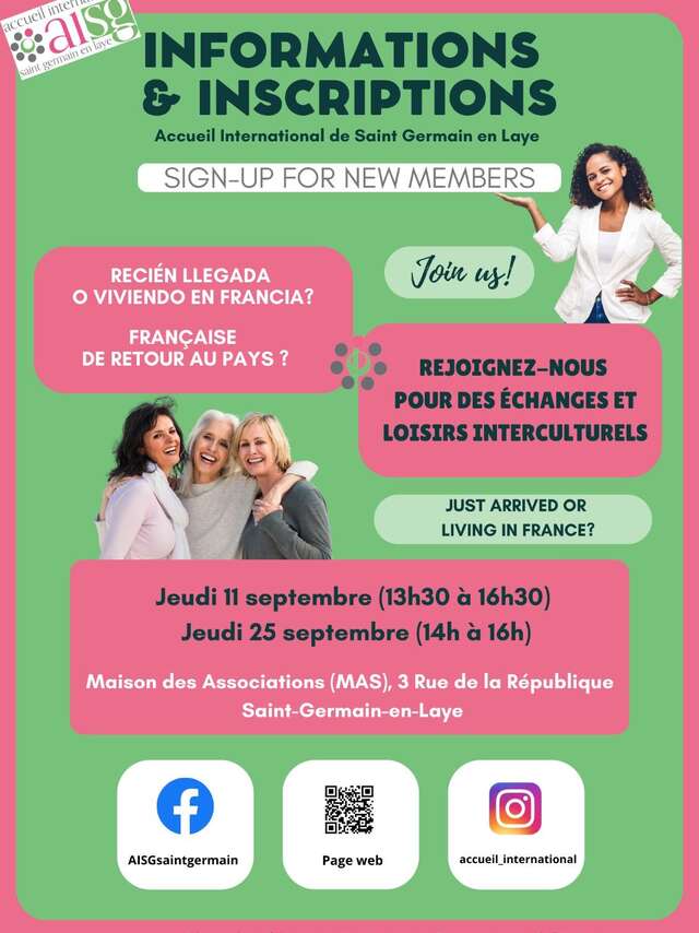 Accueil International - Informations & inscriptions