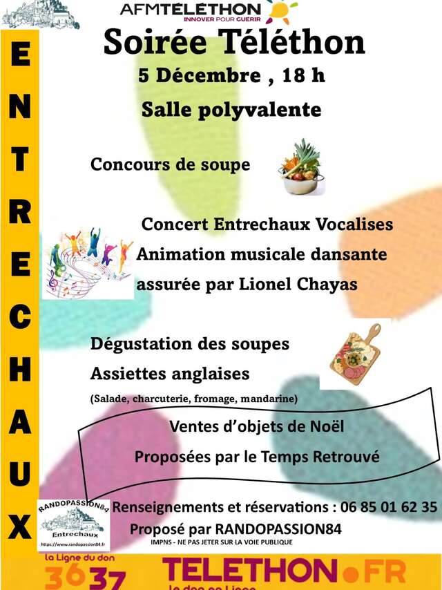 Soirée concours de soupe - Téléthon