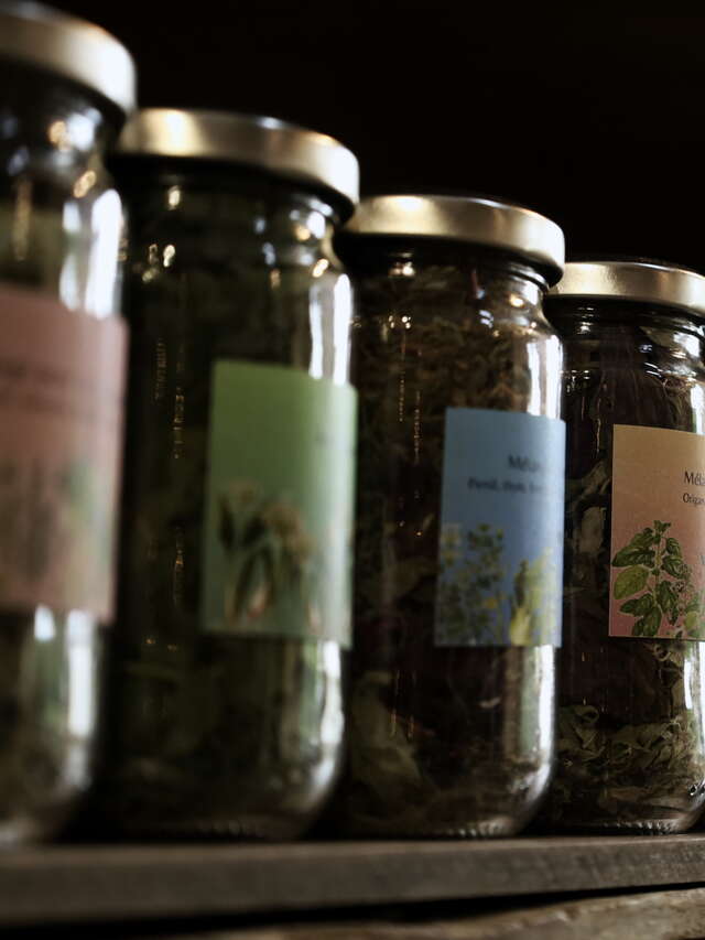 Bio-Hofladen auf dem Bauernhof Ferme de Chosal