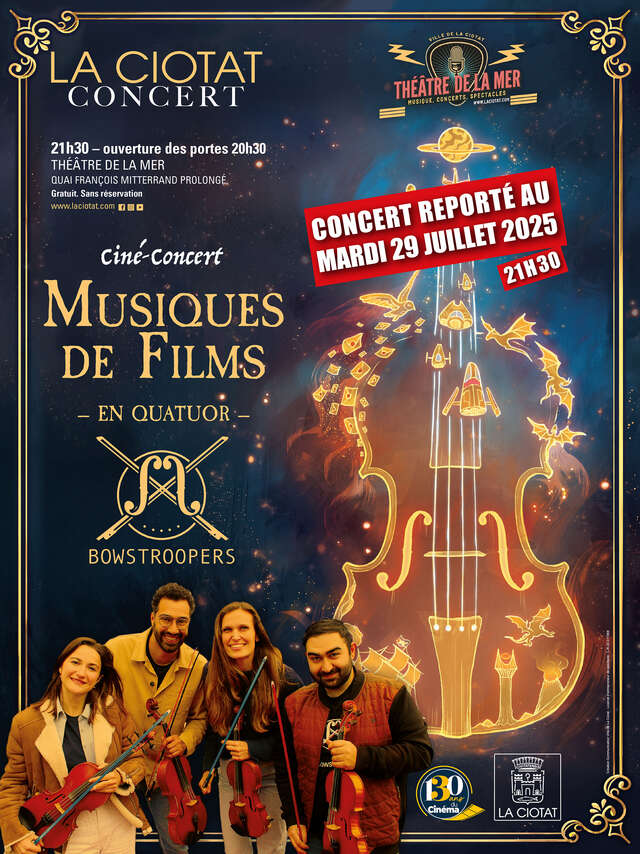Film concert: Bowstroopers Quartet