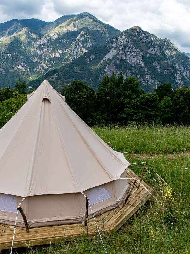 Escapade bien être et sportive dans le Mercantour avec nuit en tipi