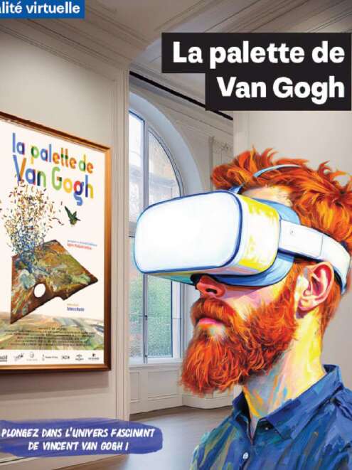 Animation réalité virtuelle : la palette de Van Gogh