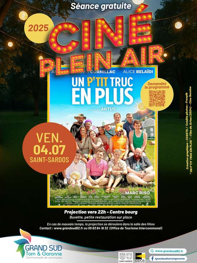 Ciné Plein Air à Saint-Sardos  "Un p'tit truc en plus "