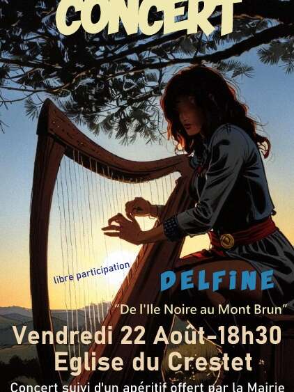 Concert Delfine - "De l'Ile Noire au Mont Brun" (From the Black Island to Mont Brun)