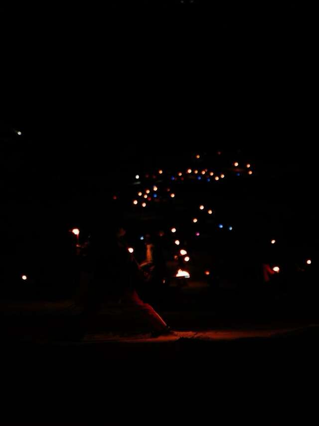 Descente aux flambeaux de Noël