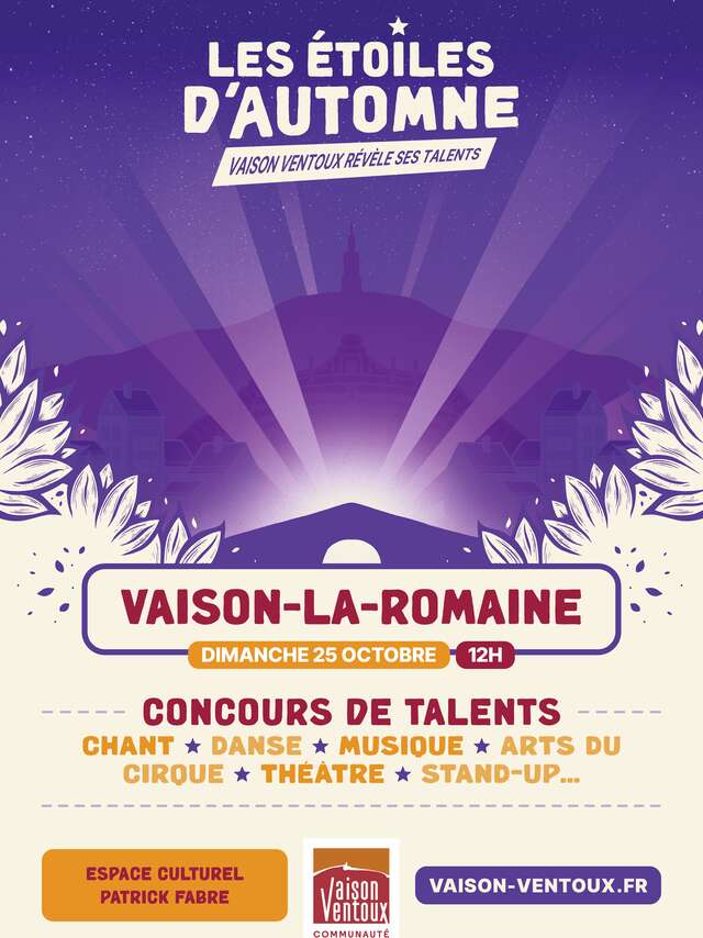 "Les étoiles d'automne" à Vaison-la-Romaine