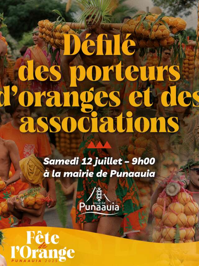Parade of orange carriers and associations - Orange Festival