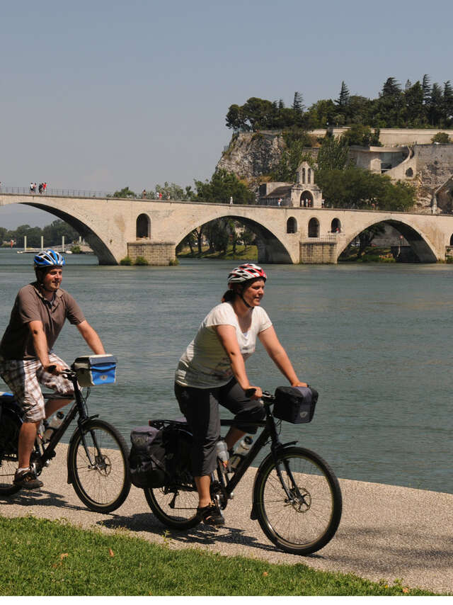 Balade de l'île de la Barthelasse - à vélo