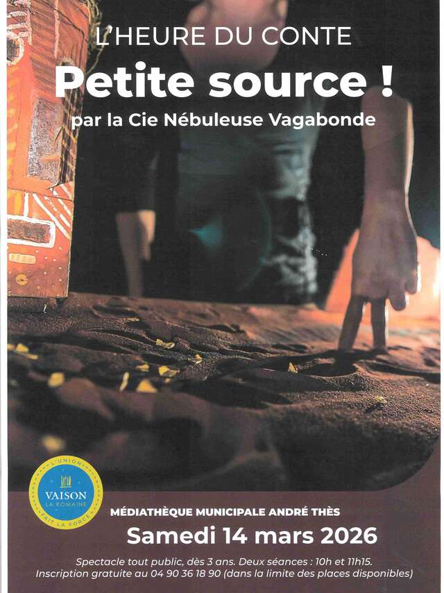Spectacle l'heure du conte : "Petite source"