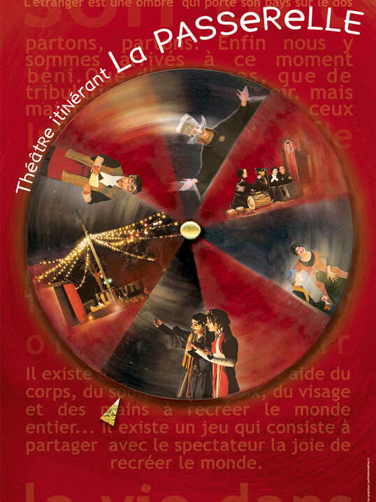Spectacle "au delà des montagnes bleues" par le théâtre itinérant La Passerelle
