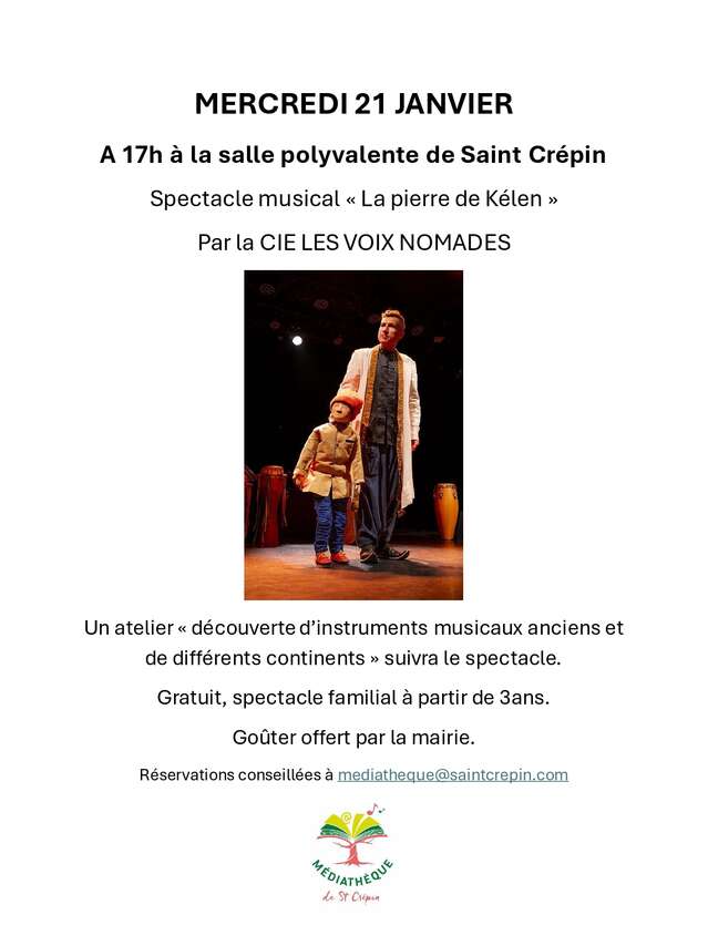 Spectacle des voix nomades « La pierre de Kelen »