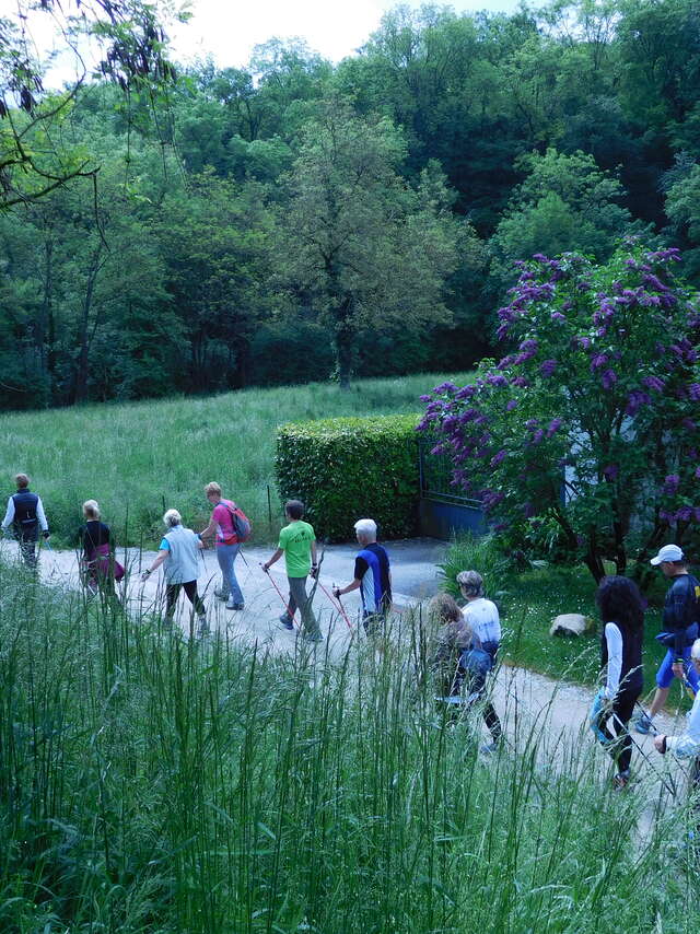 Nordic walking route - Ternier boucle rouge