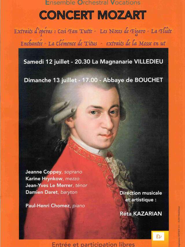 Concert Mozart - Ensemble Orchestral Vocations