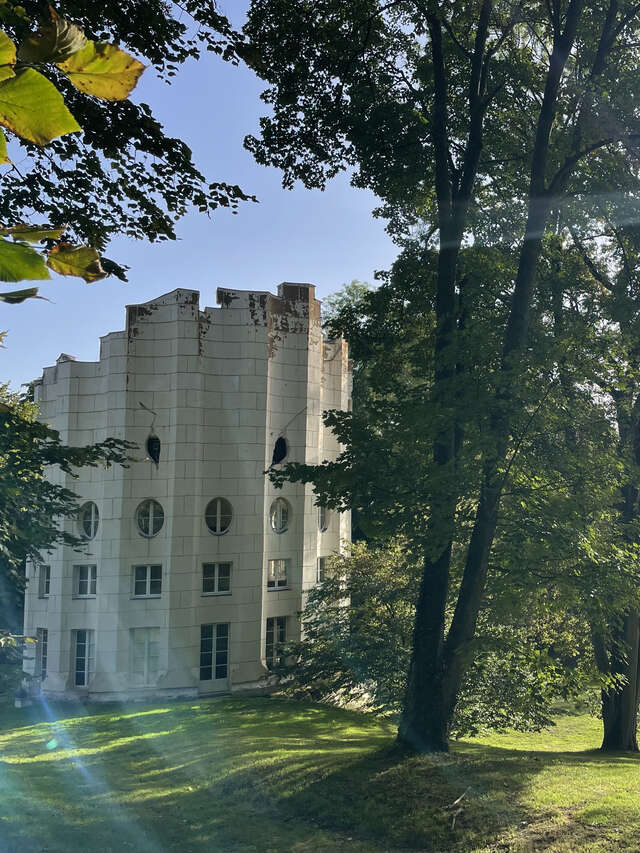 Séance de yoga au désert de Retz