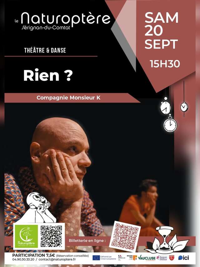 Theater and Dance "Rien" by Comapgnie Monsieur K - Le Naturoptère