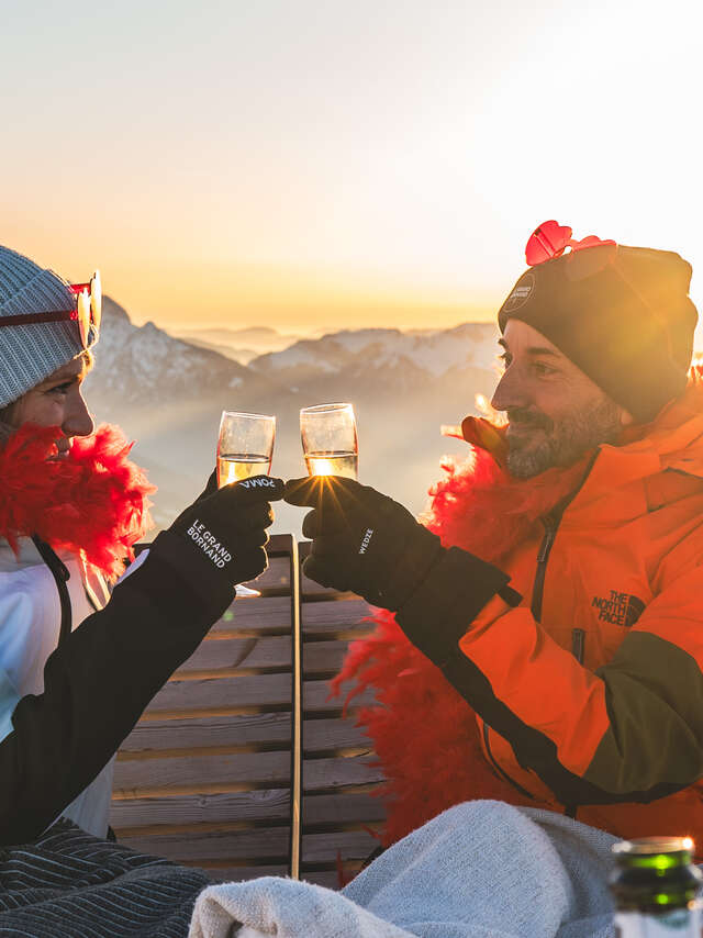 Saint Valentin : l'amour sur les skis !
